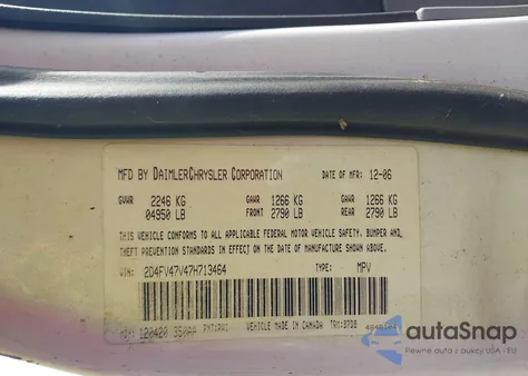 2007 Dodge Magnum z USA, uszkodzony, nr VIN 2D4FV47V47H713464